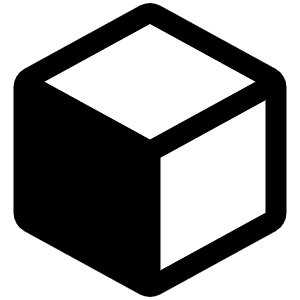 Cube Fill Icon from Phosphor Fill Set