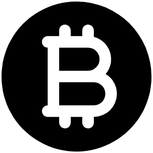 Currency Btc Fill Icon from Phosphor Fill Set