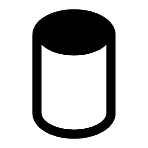 Cylinder Fill Icon from Phosphor Fill Set