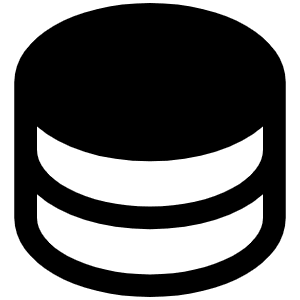 Database Fill Icon from Phosphor Fill Set