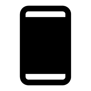 Device Mobile Fill Icon from Phosphor Fill Set