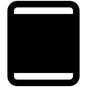 Device Tablet Fill Icon from Phosphor Fill Set
