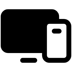 Devices Fill Icon from Phosphor Fill Set