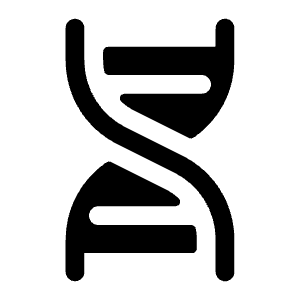 Dna Fill Icon from Phosphor Fill Set