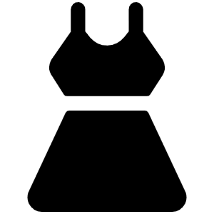 Dress Fill Icon from Phosphor Fill Set