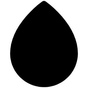 Drop Simple Fill Icon from Phosphor Fill Set
