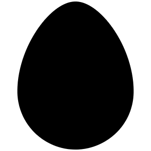 Egg Fill Icon from Phosphor Fill Set
