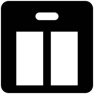 Elevator Fill Icon from Phosphor Fill Set