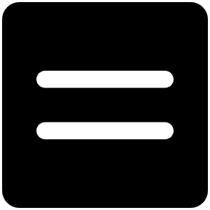 Equals Fill Icon from Phosphor Fill Set