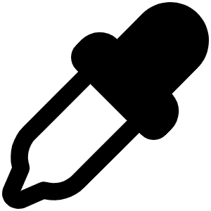 Eyedropper Fill Icon from Phosphor Fill Set