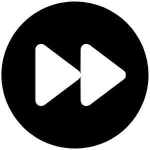Fast Forward Circle Fill Icon from Phosphor Fill Set