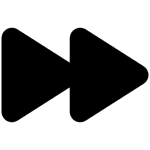 Fast Forward Fill Icon from Phosphor Fill Set