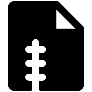File Archive Fill Icon from Phosphor Fill Set