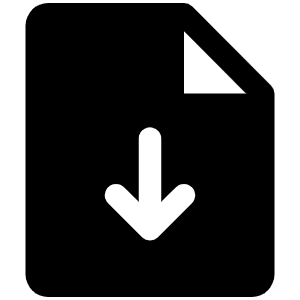 File Arrow Down Fill Icon from Phosphor Fill Set