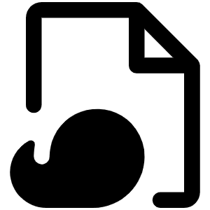 File Cloud Fill Icon from Phosphor Fill Set