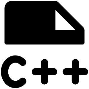 File Cpp Fill Icon from Phosphor Fill Set