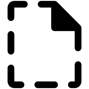 File Dashed Fill Icon from Phosphor Fill Set
