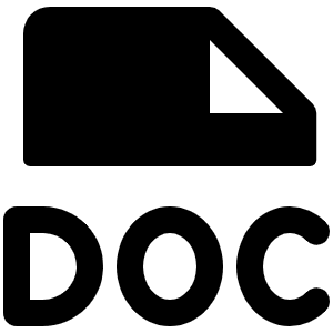 File Doc Fill Icon from Phosphor Fill Set