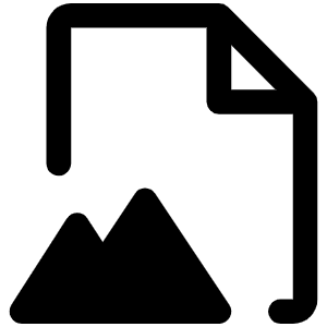 File Image Fill Icon from Phosphor Fill Set