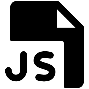 File Js Fill Icon from Phosphor Fill Set
