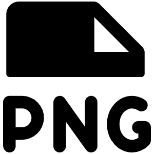 File Png Fill Icon from Phosphor Fill Set