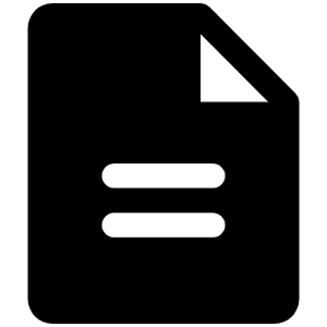 File Text Fill Icon from Phosphor Fill Set