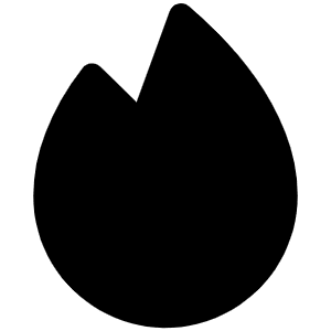Fire Simple Fill Icon from Phosphor Fill Set