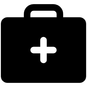 First Aid Kit Fill Icon from Phosphor Fill Set