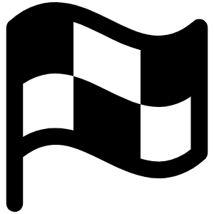Flag Checkered Fill Icon from Phosphor Fill Set