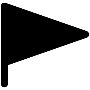 Flag Pennant Fill Icon from Phosphor Fill Set