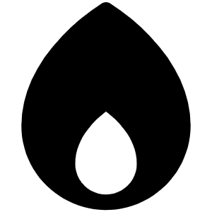 Flame Fill Icon from Phosphor Fill Set