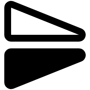 Flip Vertical Fill Icon from Phosphor Fill Set