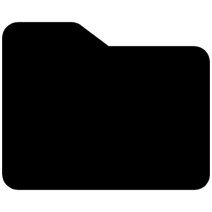 Folder Simple Fill Icon from Phosphor Fill Set