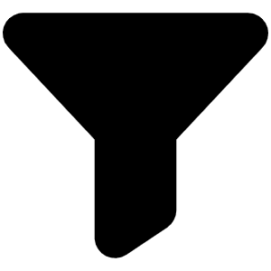 Funnel Fill Icon from Phosphor Fill Set