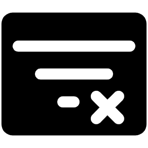 Funnel Simple X Fill Icon from Phosphor Fill Set