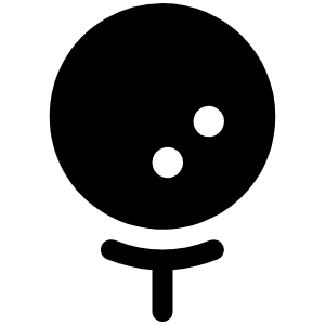 Golf Fill Icon from Phosphor Fill Set