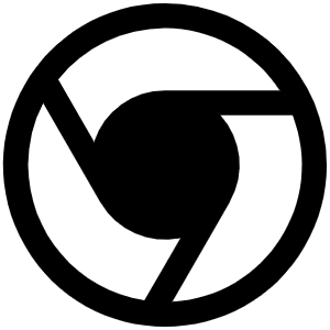 Google Chrome Logo Fill Icon from Phosphor Fill Set