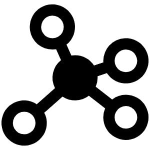 Graph Fill Icon from Phosphor Fill Set