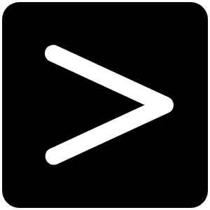 Greater Than Fill Icon from Phosphor Fill Set