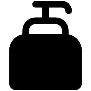 Hand Soap Fill Icon from Phosphor Fill Set