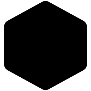 Hexagon Fill Icon from Phosphor Fill Set