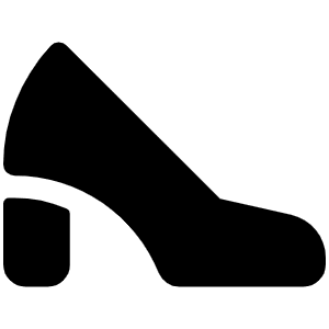 High Heel Fill Icon from Phosphor Fill Set