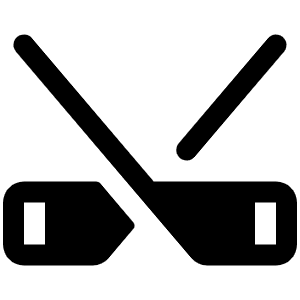 Hockey Fill Icon from Phosphor Fill Set