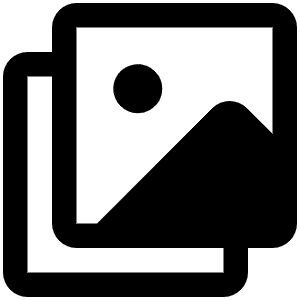 Images Square Fill Icon from Phosphor Fill Set