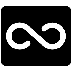 Infinity Fill Icon from Phosphor Fill Set