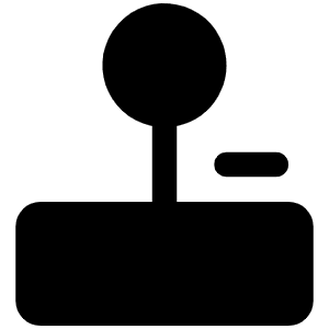 Joystick Fill Icon from Phosphor Fill Set