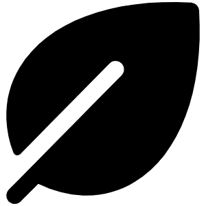 Leaf Fill Icon from Phosphor Fill Set