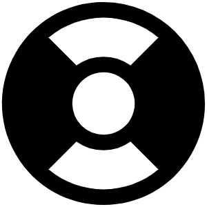Lifebuoy Fill Icon from Phosphor Fill Set