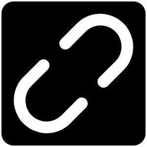 Link Simple Break Fill Icon from Phosphor Fill Set