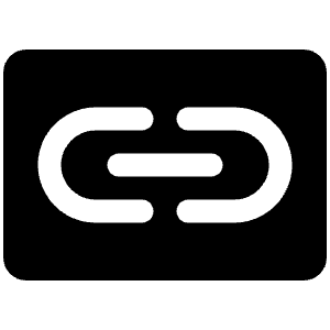 Link Simple Horizontal Fill Icon from Phosphor Fill Set